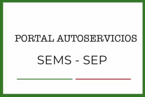 Portal autoservicios SEMS SEP